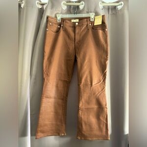 Madewell mid rise kick out jeans